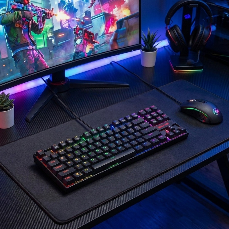 کیبورد گیمینگ ردراگون مدل K552 RGB