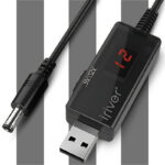 کابل تبدیل USB به DC آیریور مدل U9-12V طول 1 متر