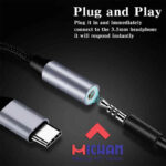 مبدل USB-C به جک 3.5 میلی متری میچان مدل T1