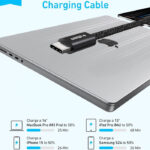 کابل تبدیل USB-C به USB-C انکر مدل Zolo A8060 طول 1.5 متر
