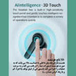 هدفون بلوتوثی مدل air pods m19 بدون قابلیت نویز کنسلینگ، درگاه شارژ microUSB، دارای کنترلر لمسی روی گوشی‌ها، امکان استفاده از محفظه شارژ به عنوان پاور بانک