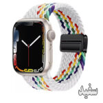 بند راینو مدل Braid Magnet مناسب برای اپل واچ سری 1/2/3/4/5/6/7/8/9/10/SE/ULTRA سایز 44/45/46/49 mm