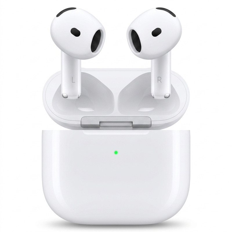0d3d019b5abf730ef803faff9e53b91ebe4a37ed_1786571881 هدفون بلوتوثی اپل مدل AirPods 4 دارای نویز کنسلینگ، درگاه شارژ USB-Type-C و شارژ بی سیم، با قابلیت اتصال به چند دستگاه، پشتیبانی از فرمان لمسی و دستیار صوتی، نشانگر LED، مقاوم در برابر پاشش آب و گرد و غبار