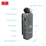هندزفری بلوتوثی ارلدام مدل CLIP-ON BH84
