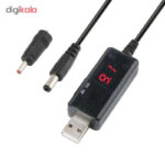 کابل تبدیل USB به DC مدل T912 طول 0.88 متر