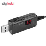 کابل تبدیل USB به DC مدل T912 طول 0.88 متر