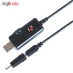 کابل تبدیل USB به DC مدل T912 طول 0.88 متر