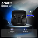 هدفون بلوتوثی انکر مدل Soundcore K20i با نویز کنسلینگ میکروفون (ENC)، درگاه شارژ USB Type-C، دارای کنترل لمسی، مقاوم در برابر پاشش آب با استاندارد