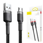 کابل تبدیل USB به microUSB باسئوس مدل CAMKLF-BG1 طول 1 متر