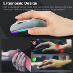 ماوس بی سیم مدل Slim RGB