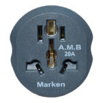 مبدل برق 3 به 2 مارکن مدل KT-168 16A بسته 2 عددی