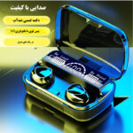 هدفون بلوتوثی مدل M10 بدون نویز کنسلینگ، درگاه شارژ microUSB، دارای نشانگر LED، قابلیت استفاده به عنوان پاوربانک