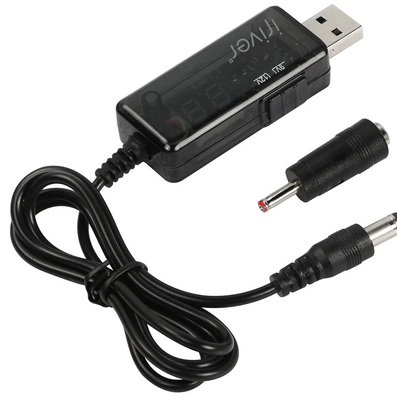 کابل تبدیل USB به DC آیریور مدل U9-12V طول 1 متر