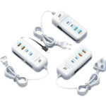 شارژر رومیزی 66 وات 4 پورت مدل Rack Charger