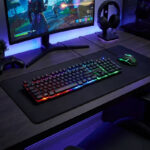 کیبورد و ماوس گیمینگ یوسیتک مدل CO 3080G، سوییچ ممبران، Full-Size، نورپردازی RGB