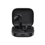 هدفون بلوتوثی شیائومی مدل Redmi Buds 6 Active با نویز کنسلینگ میکروفون (ENC)، درگاه شارژ USB Type-C، دارای دو میکروفون با قابلیت حذف نویز، پشتیبانی از فرمان لمسی، مقاوم در برابر رطوبت و عرق (IPX4)