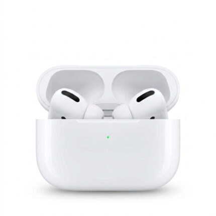 هدفون بلوتوثی اپل مدل AirPods Pro 2nd Generation با نویز کنسلینگ فعال (ANC)، نویز کنسلینگ میکروفون (ENC)، درگاه شارژ USB Type-C، با قابلیت شارژ بی‌سیم، دارای میکروفون دوگانه از نوع Beamforming، مقاومت در برابر رطوبت و عرق