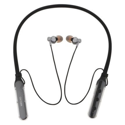 هدفون بلوتوثی گردنی اکسیژن مدل E10 فاقد قابلیت حذف نویز، درگاه شارژ USB Type-C، طراحی ارگونومیک، باتری قابل شارژ تا 130 ساعت
