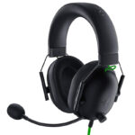 هدست گیمینگ ریزر مدل BlackShark V2 X با نویز کنسلینگ بدنه و نویز کنسلینگ میکروفون (ENC)، اتصال از طریق جک 3.5 میلی‌متری، دارای صدای فراگیر 7.1 کاناله، دارای تکنولوژی صدای 360 درجه