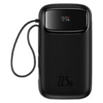 پاوربانک 22.5 وات بیسوس مدل 22.5W QPow2 Dual Cable ظرفیت 10000 میلی آمپر ساعت