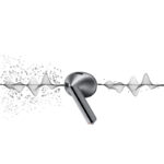 هدفون بلوتوثی سامسونگ مدل Galaxy Buds3 با نویز کنسلینگ فعال (ANC)، نویز کنسلینگ میکروفون (ENC)، درگاه شارژ USB Type-C، با قابلیت اتصال به چند دستگاه، دارای قابلیت صدای 360 درجه، Galaxy AI، میکروفون سه گانه، پشتیبانی از فرمان لمسی، ضد آب و گرد و غبار