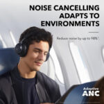 هدفون بی‌سیم انکر مدل Space One با نویز کنسلینگ فعال (ANC)، درگاه شارژ USB Type-C، مقاوم در برابر رطوبت و عرق