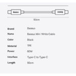 پاوربانک باسئوس مدل Bipow Digital Display 25W PPBD020301 ظرفیت 20000 میلی آمپر ساعت