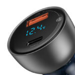 شارژر فندکی 65 وات باسئوس مدل Dual Quick Charger-65W