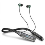 هدفون بلوتوثی گردنی ریمکس مدل RB-S20 با حذف نویز HD، درگاه شارژ USB Type-C، با قابلیت اتصال به چند دستگاه، طراحی ارگونومیک، مقاوم در برابر رطوبت و عرق