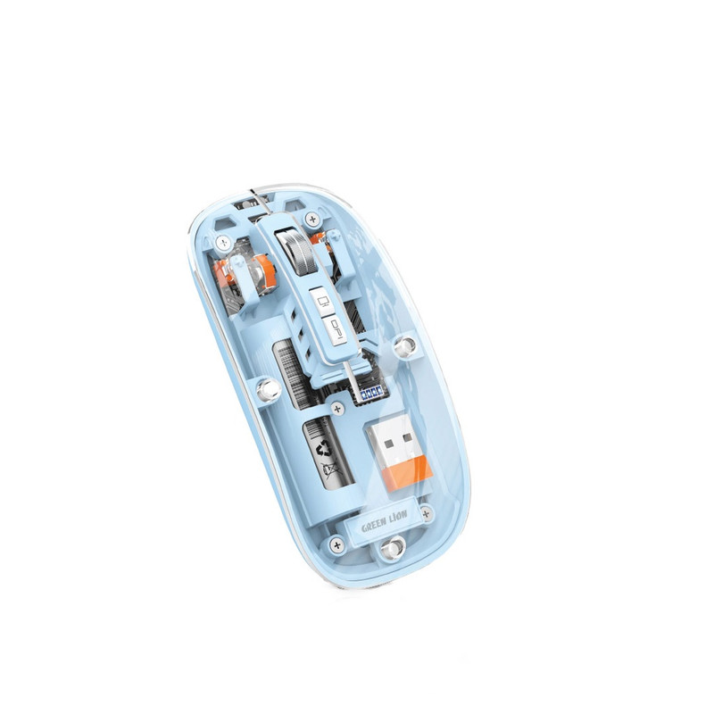 ماوس بی سیم گرین لاین مدل transparent mouse 2