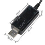 کابل تبدیل USB به DC آیریور مدل U9-12V طول 1 متر