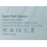 شارژر دیواری 150 وات مدل ADC-PD006 به همراه 4 عدد کابل