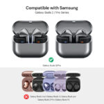کاور سامورایی مدل Quad-37 مناسب برای کیس هدفون سامسونگ Galaxy Buds 3 Pro / Buds 3 / Buds 3 FE