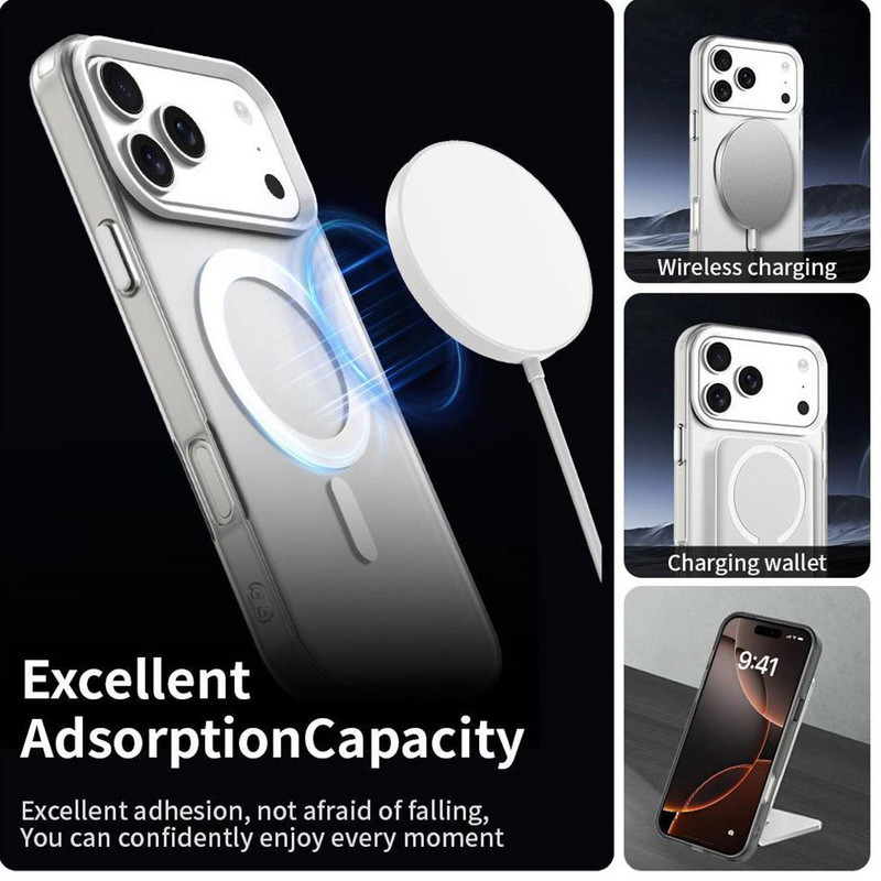 کاور بادی قاب مدل Magsafe2-17PRO طرح مگ سیف مناسب برای گوشی موبایل اپل Iphone 17 Pro