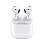 هدفون بلوتوثی اپل مدل AirPods 4 فاقد قابلیت نویز کنسلینگ، درگاه شارژ USB Type-C، شارژ بی سیم، با قابلیت اتصال به چند دستگاه، پشتیبانی از فرمان لمسی، نشانگر LED، پشتیبانی از دستیار صوتی، مقاوم در برابر آب