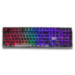 کیبورد گیمینگ سابیت مدل GK-5200، سوییچ ممبران، Full-Size، نورپردازی LED RGB