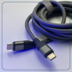 شارژر دیواری 65 وات 3 پورت وونک مدل PD65w به همراه کابل USB-C