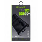 پاوربانک 5 وات کالوس مدل P118MAX ظرفیت 10500 میلی‌آمپرساعت به همراه کابل تبدیل USB-A به USB-C