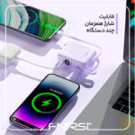 پاوربانک 22.5 وات فنیرسی مدل FPW777I ظرفیت 10000 میلی‌آمپرساعت
