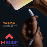 مبدل USB-C به جک 3.5 میلی متری میچان مدل T1