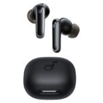 هدفون بلوتوثی انکر مدل Soundcore P40i با نویز کنسلینگ فعال (ANC)، نویز کنسلینگ (ENC)، درگاه شارژ USB Type-C، دارای 6 میکروفون داخلی با بهره‌گیری از هوش مصنوعی، پشتیبانی از فرمان لمسی، مقاوم در برابر آب