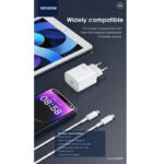 شارژر دیواری 20 وات سندم مدل IPHONE X به همراه کابل لایتنینگ