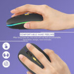 ماوس بی سیم گیمینگ مدل SILENT-W10 کد 2026