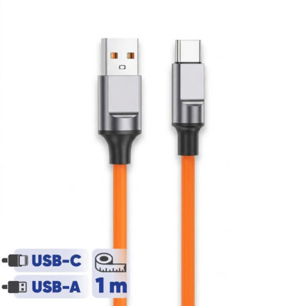 کابل تبدیل USB به USB-C اچ تی ام مدل Fast طول یک متر