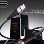 کابل تبدیل USB به USB-C یس پلاس مدل SUPER FAST CHARGE 6A طول 1 متر
