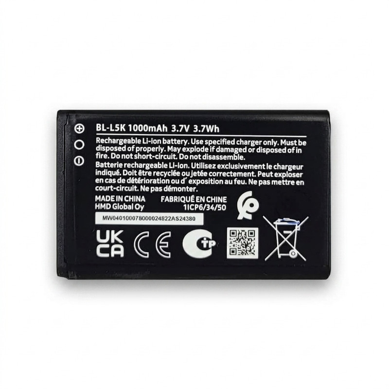 باتری موبایل مدل BL-L5K ظرفیت 1000 میلی آمپر ساعت مناسب برای گوشی موبایل نوکیا 105 2023