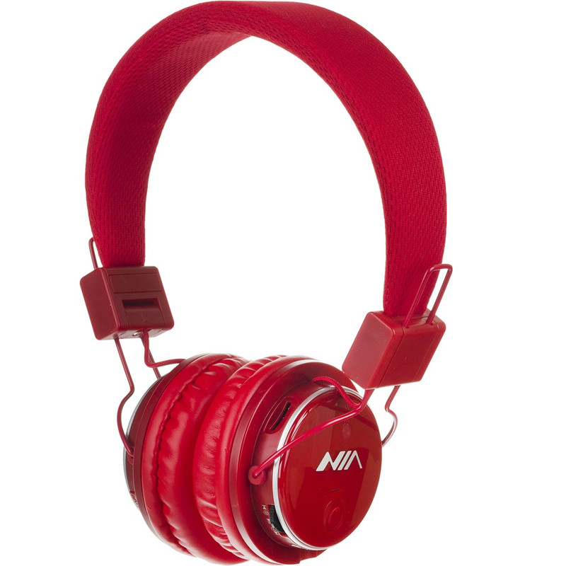 هدفون بلوتوثی نیا مدل Q8-851S بدون قابلیت نویز کنسلینگ، درگاه شارژ Micro USB، دارای کنترل‌کننده صدا و مکالمه