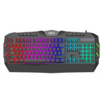 کیبورد گیمینگ هیسکا مدل HX-KEG400 RGB، سوییچ ممبران، Full-Size نورپردازی RGB