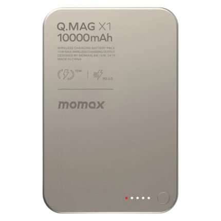 پاوربانک مومکس مدل Q.MAG ظرفیت 10000 میلی آمپر ساعت