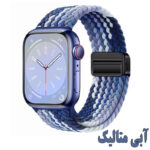 بند راینو مدل Braid Magnet مناسب برای اپل واچ سری 1/2/3/4/5/6/7/8/9/10/SE/ULTRA سایز 44/45/46/49 mm